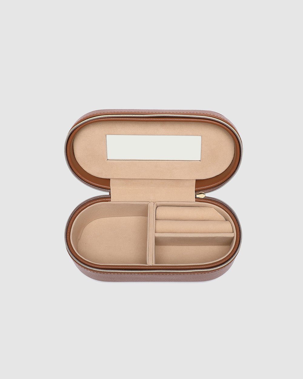 Charlee Jewellery Box Tan - Pure Apotheca