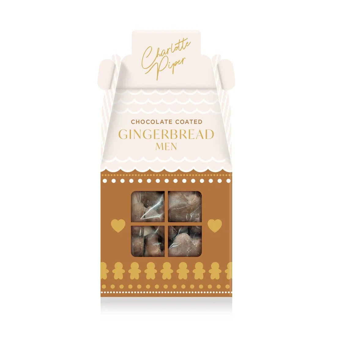 Charlotte Piper Chocolate Coated Gingerbread Men in House 100g - Pure Apotheca