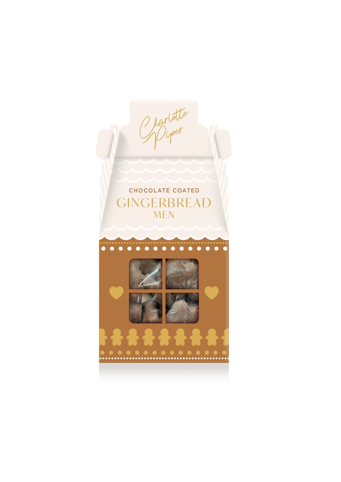 Charlotte Piper Chocolate Coated Gingerbread Men in House 100g - Pure Apotheca