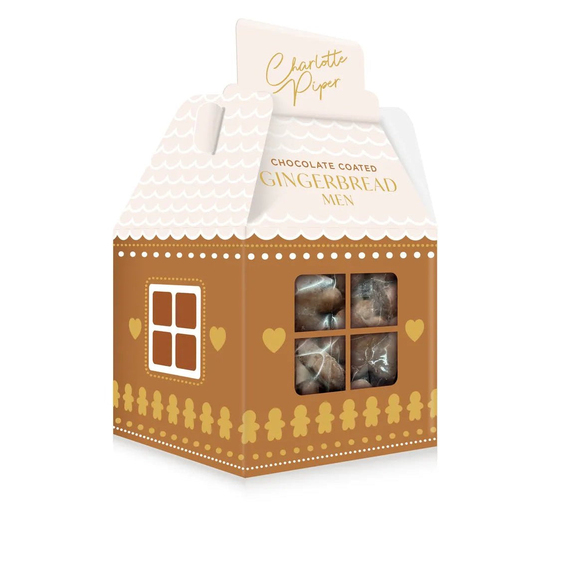 Charlotte Piper Chocolate Coated Gingerbread Men in House 100g - Pure Apotheca