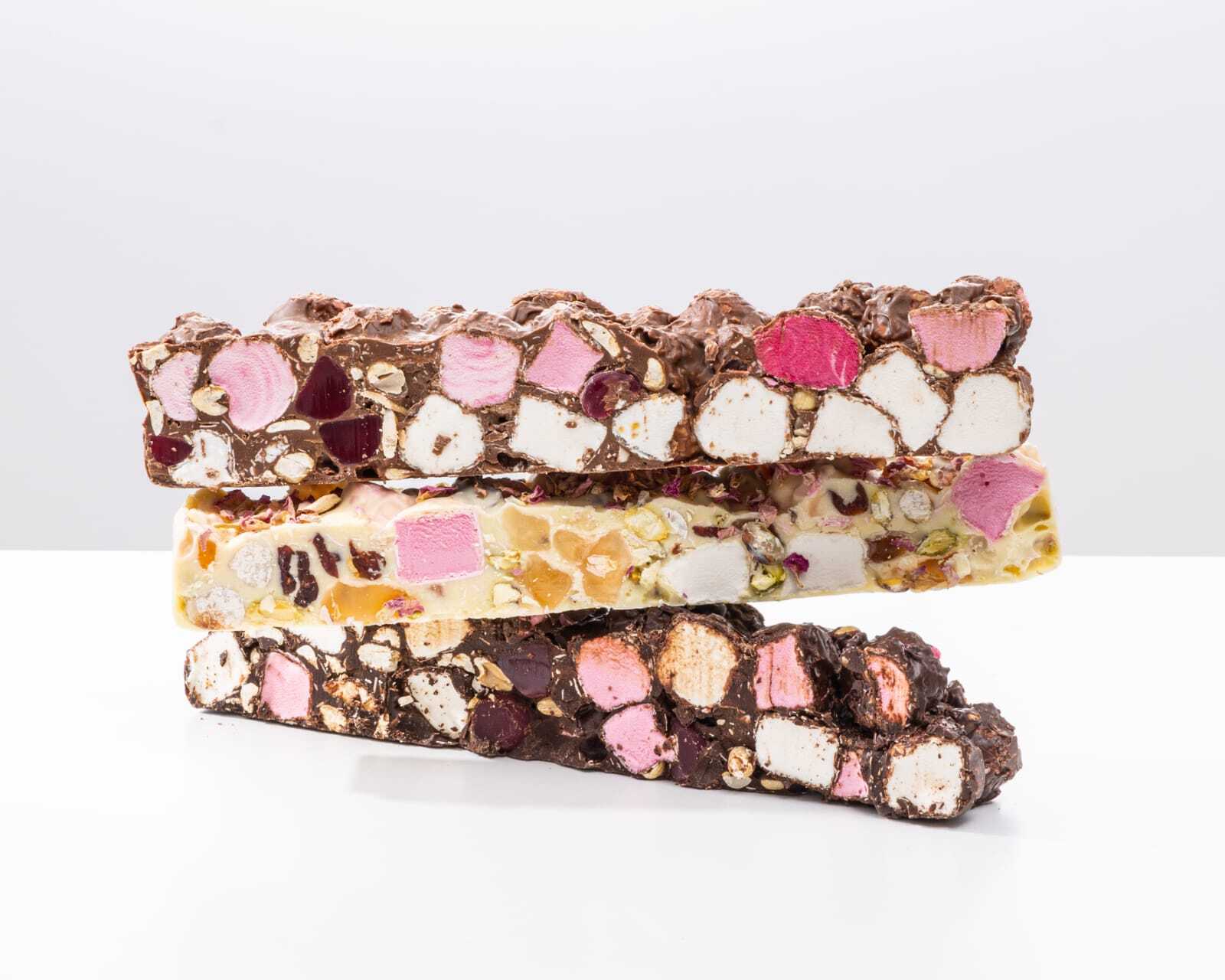 Charlotte Piper Rocky Road Bar Dark Chocolate 300g - Pure Apotheca