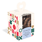 Charlotte Piper Xmas Box Milk Choc Christmas Wreaths with Sprinkles 100g - Pure Apotheca