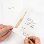 Cheers to You Champagne Bottle Greeting Card - Pure Apotheca