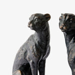 Cheetah Bronzed Finish Bookends - Pure Apotheca