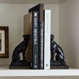 Cheetah Bronzed Finish Bookends - Pure Apotheca