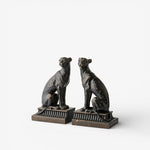 Cheetah Bronzed Finish Bookends - Pure Apotheca