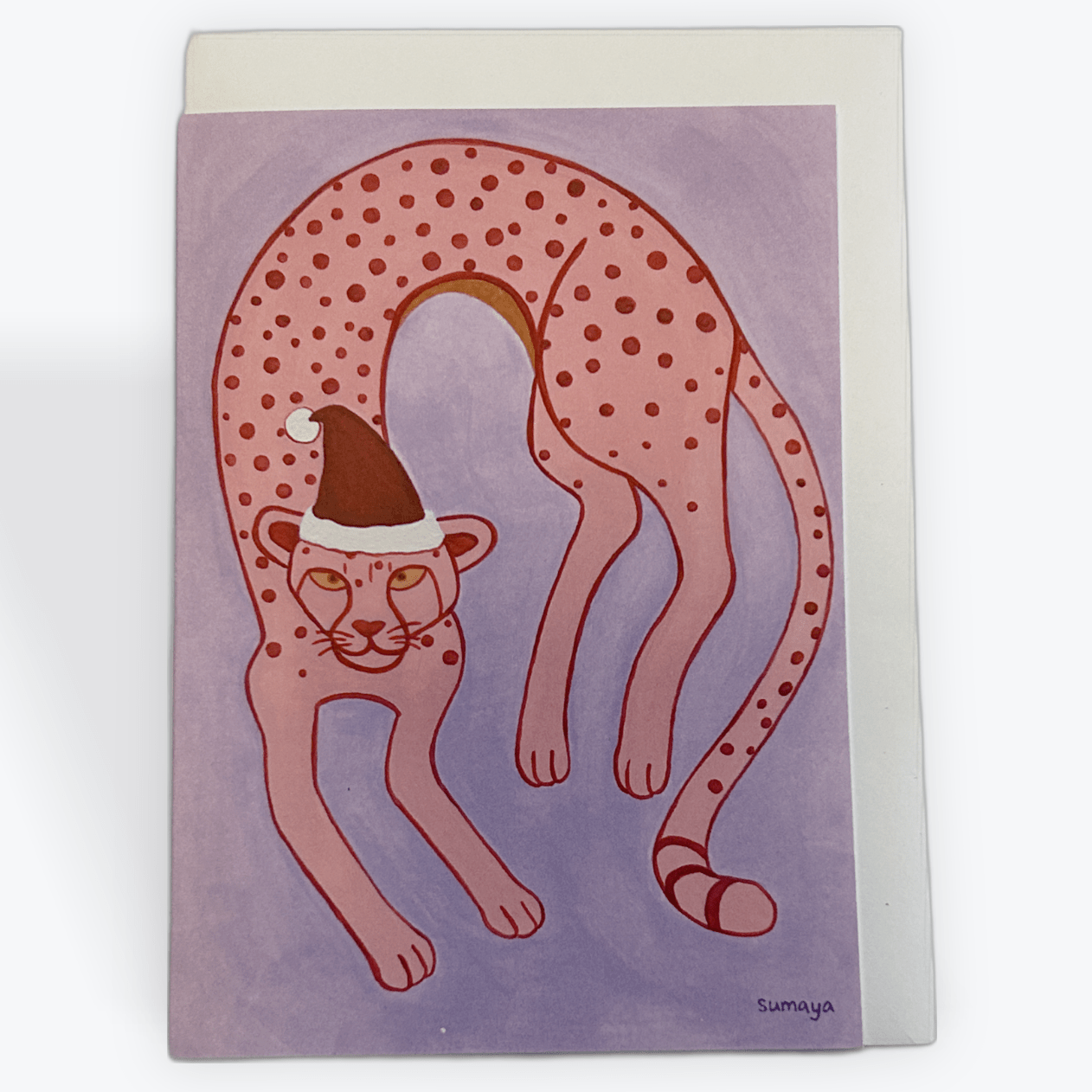 Cheetah Christmas Card - Pure Apotheca