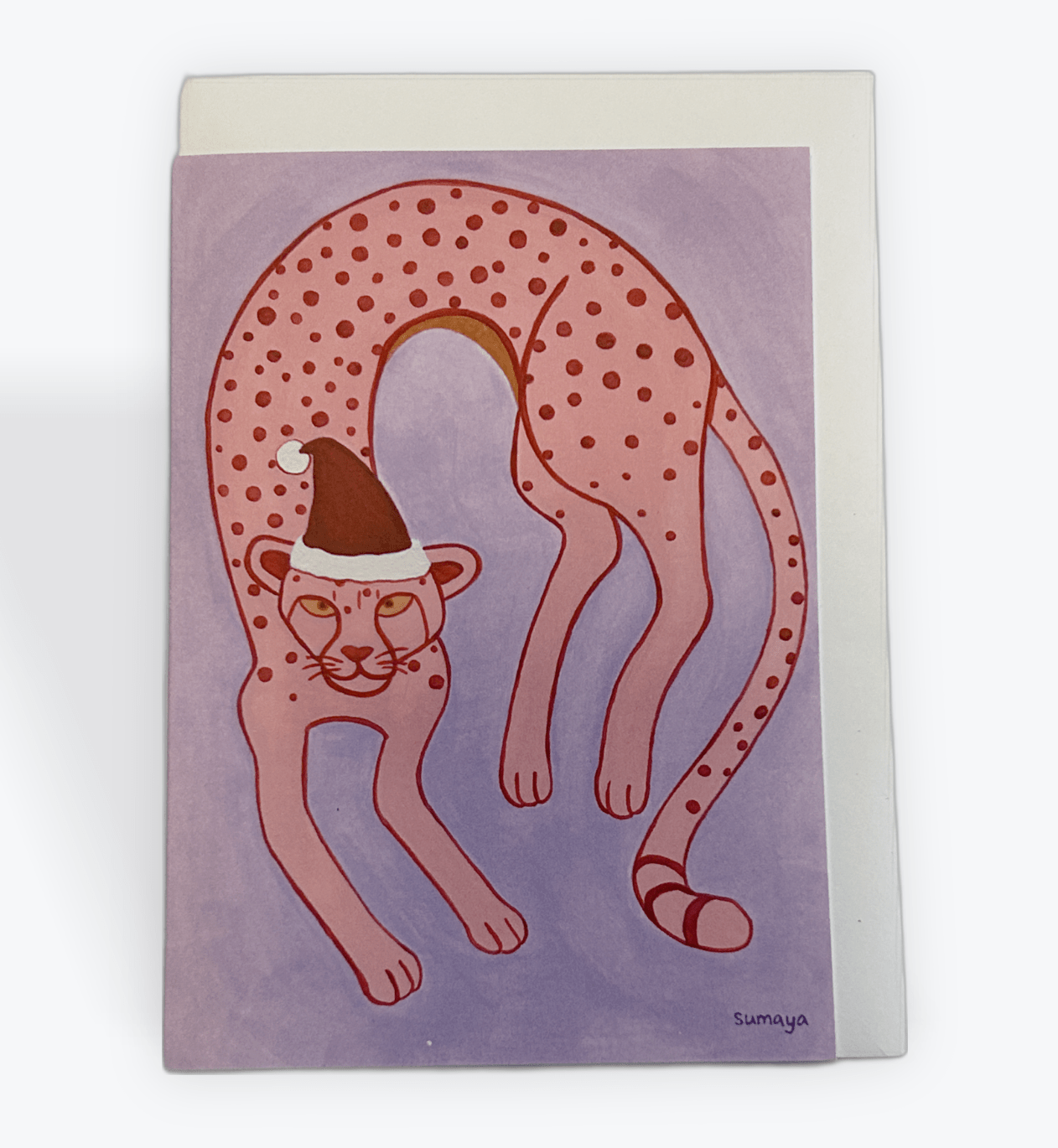 Cheetah Christmas Card - Pure Apotheca