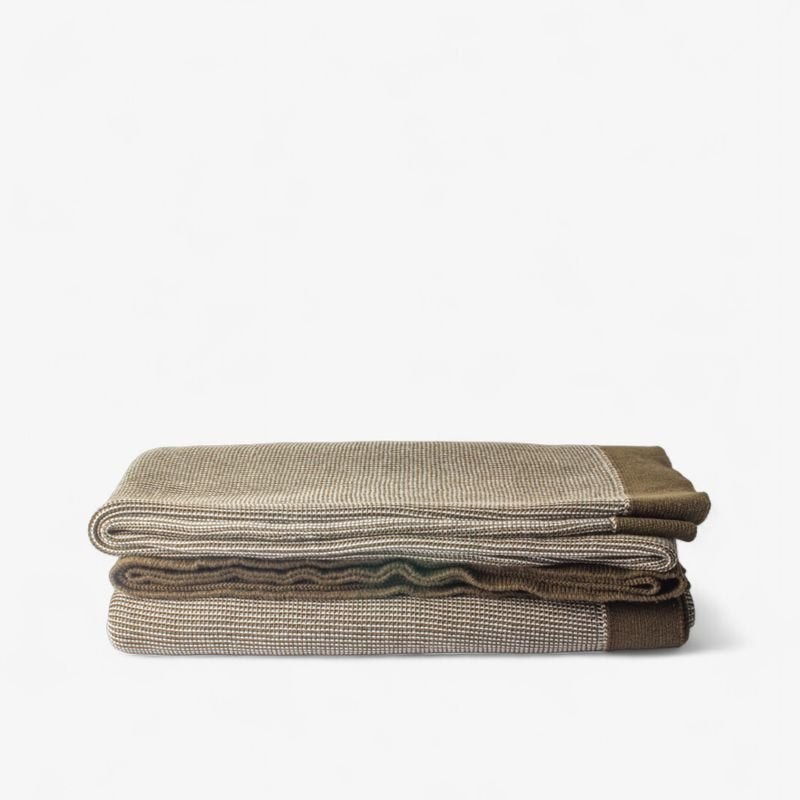 Chester Throw Olive 170x150cm - Pure Apotheca