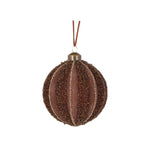 CHOCOLATE EMBELLISHED RIBBED BAUBLE - Pure Apotheca