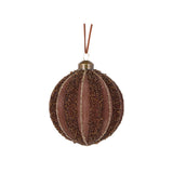 CHOCOLATE EMBELLISHED RIBBED BAUBLE - Pure Apotheca