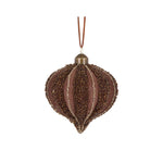 CHOCOLATE EMBELLISHED RIBBED ONION BAUBLE - Pure Apotheca