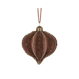 CHOCOLATE EMBELLISHED RIBBED ONION BAUBLE - Pure Apotheca