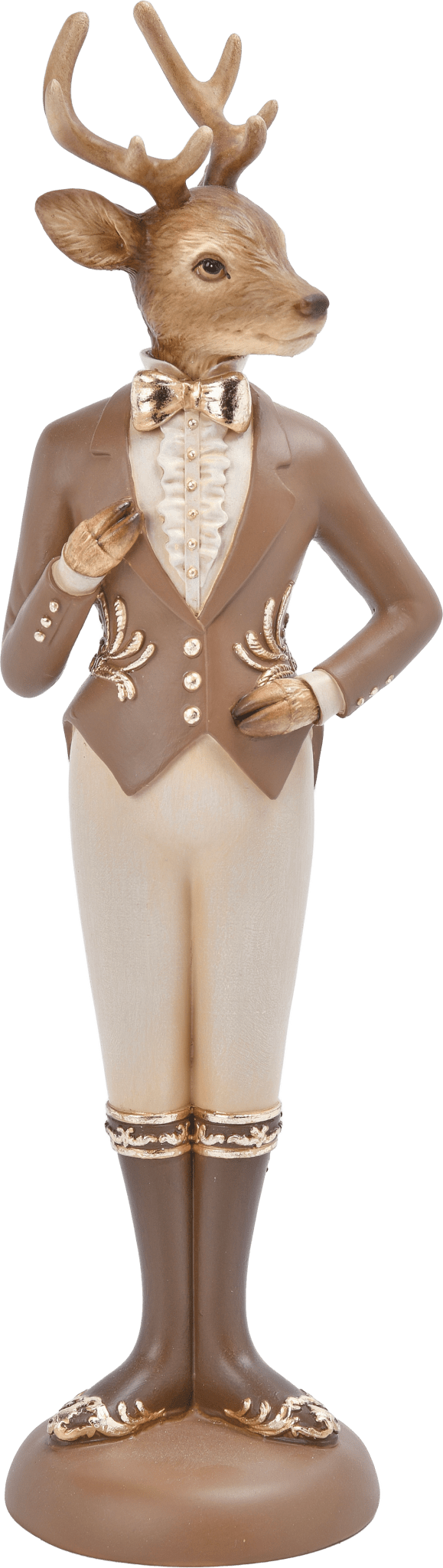 Chocolate Neapolitan Standing Deer Stag 37cm - Pure Apotheca