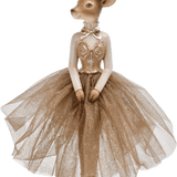 Chocolate Standing Deer Ballerina 30cm - Pure Apotheca