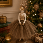 Chocolate Standing Deer Ballerina 30cm - Pure Apotheca