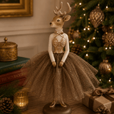 Chocolate Standing Deer Ballerina 30cm - Pure Apotheca