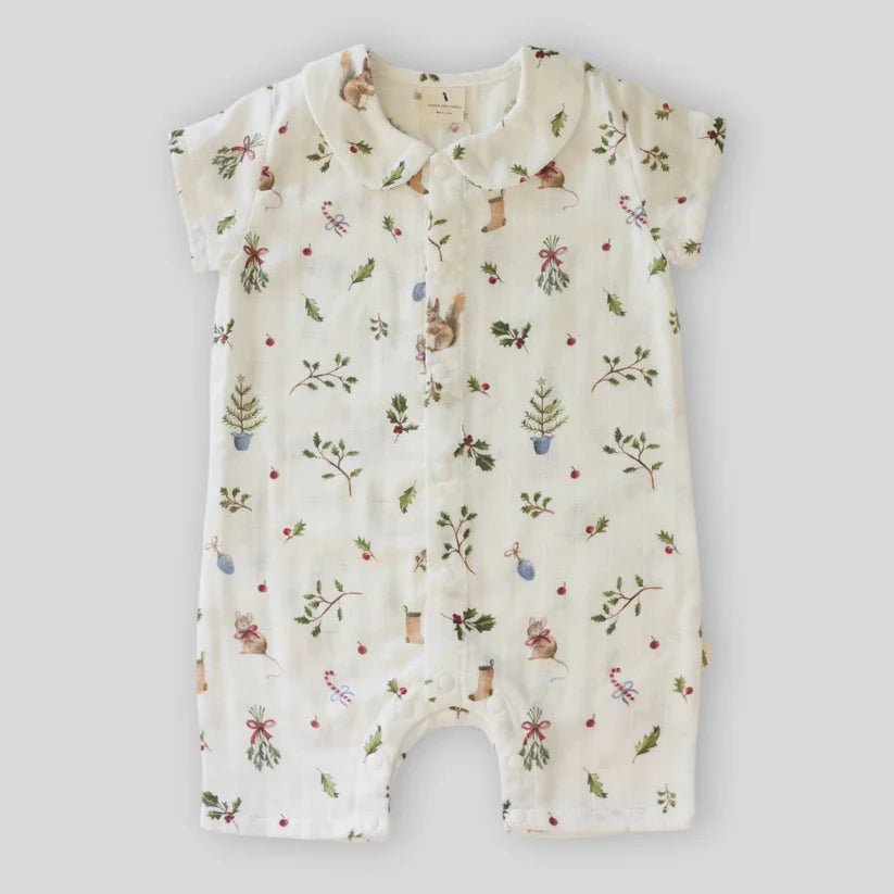 Christmas Babygrow Short Sleeve Onesie - Pure Apotheca