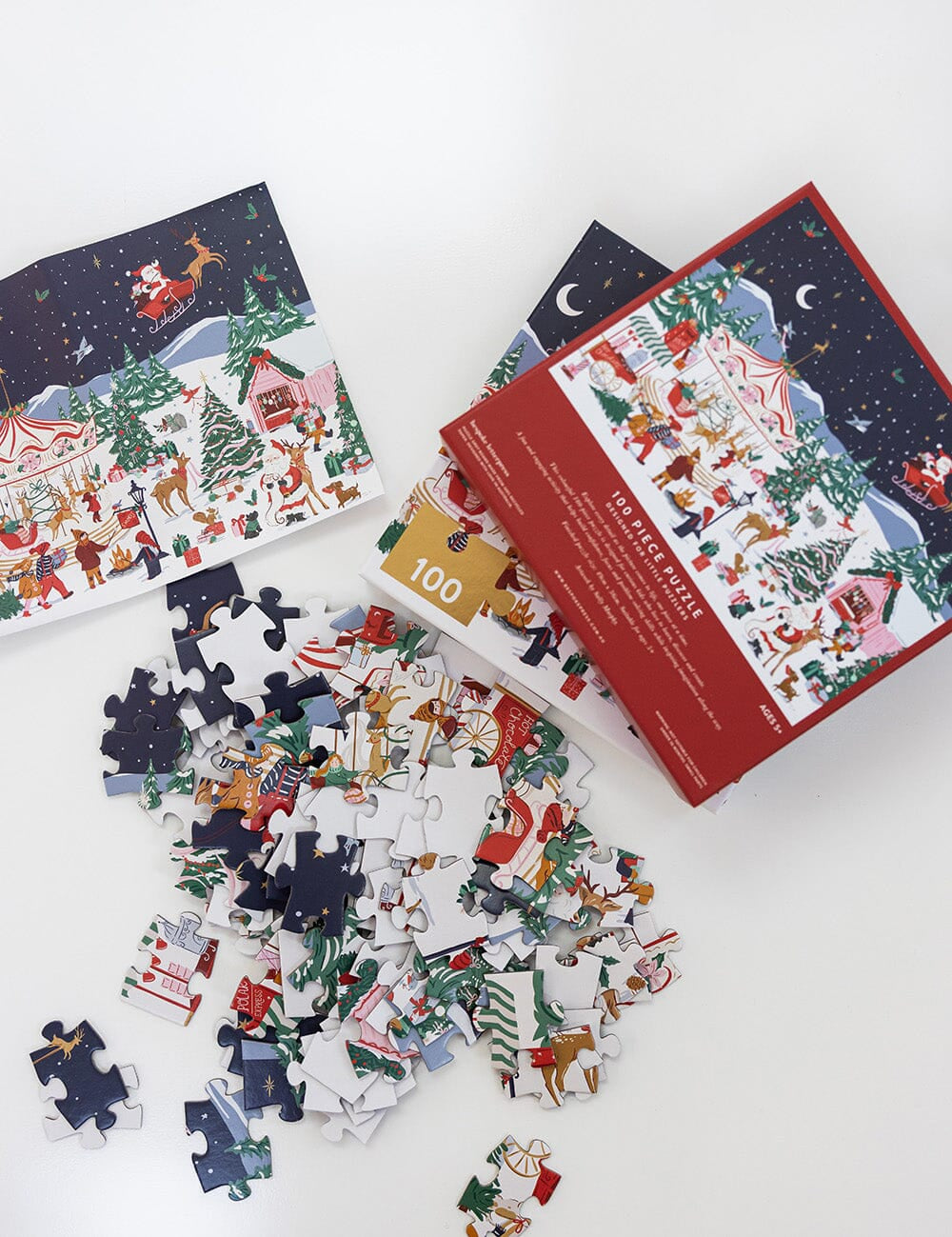 Christmas Carousel 100pc Puzzle - Pure Apotheca