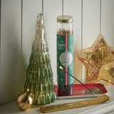 Christmas Cheer Scented Incense w/Holder 100pc - Spiced Apple - Pure Apotheca