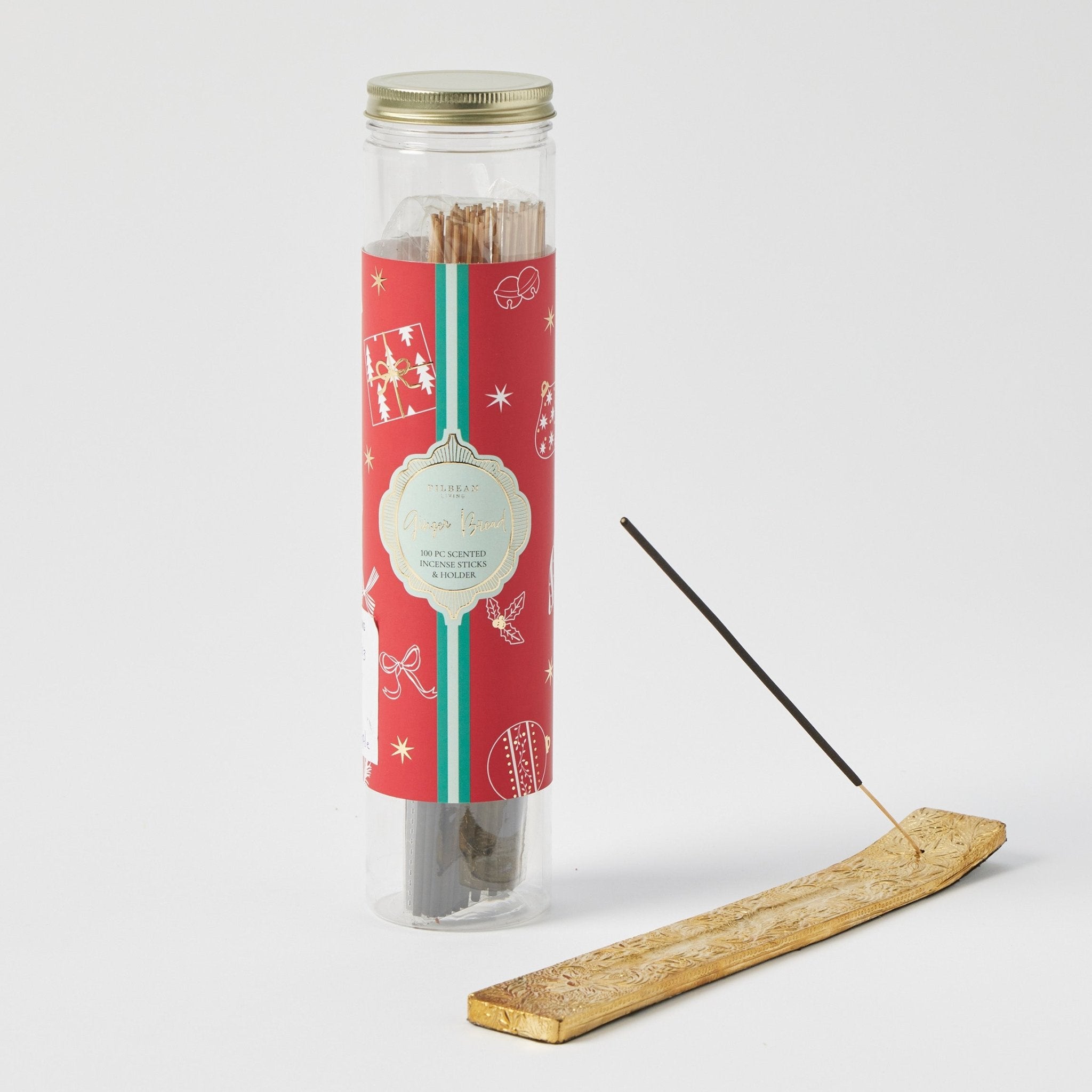 Christmas Cheer Scented Incense w/Holder - Gingerbread - Pure Apotheca