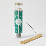 Christmas Cheer Scented Incense with Holder 100pc - Spiced Apple - Pure Apotheca