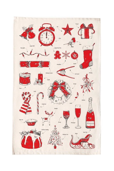 Christmas Delight Tea Towel - Pure Apotheca