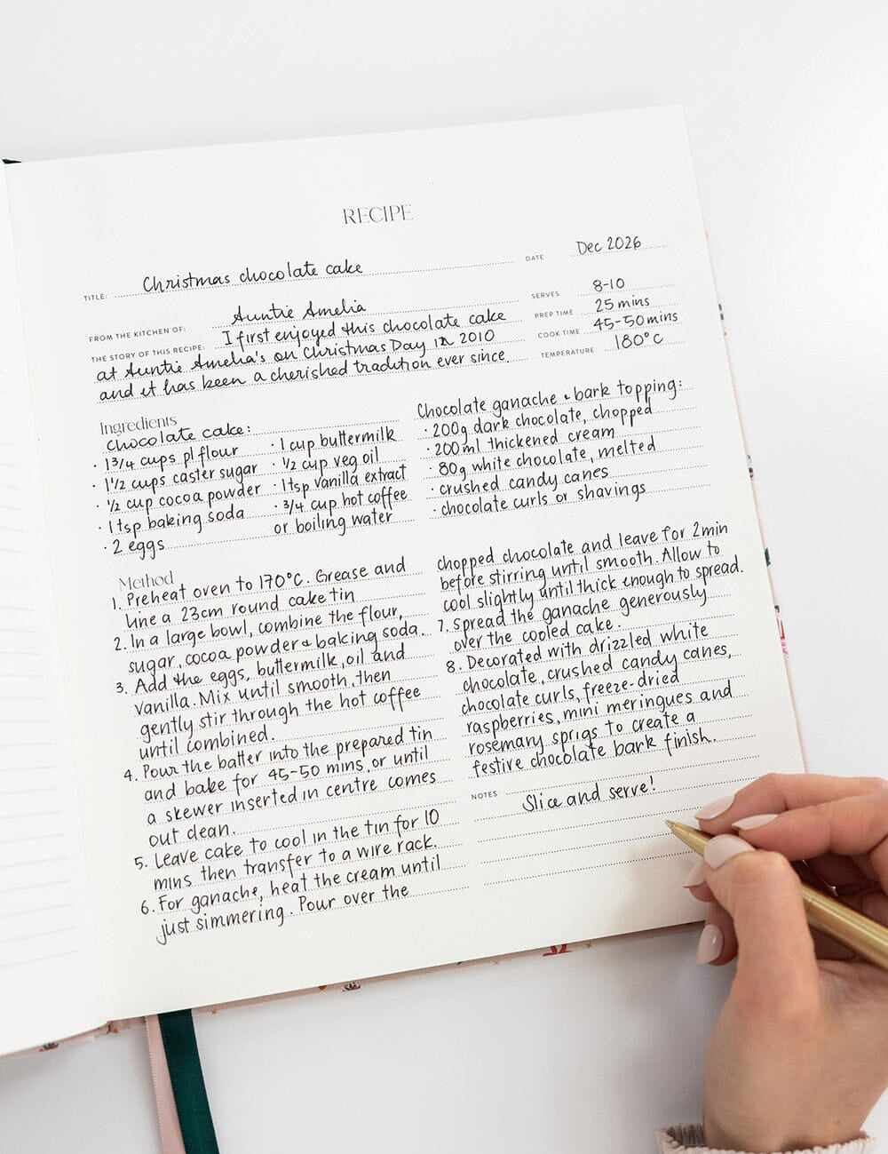 Christmas Heirloom Recipe Journal - Christmas Treats - Pure Apotheca