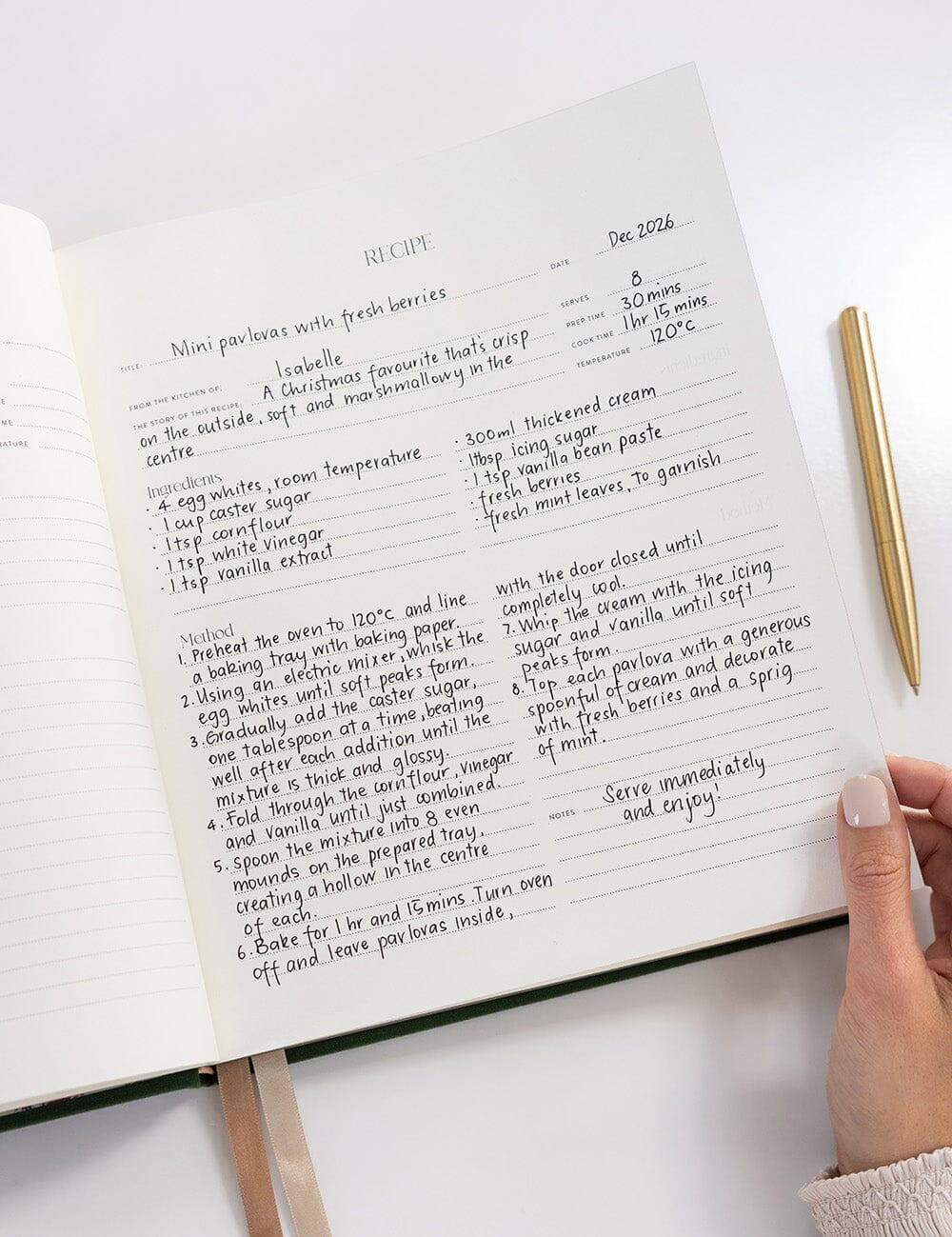 Christmas Heirloom Recipe Journal - Seasons of Joy - Pure Apotheca