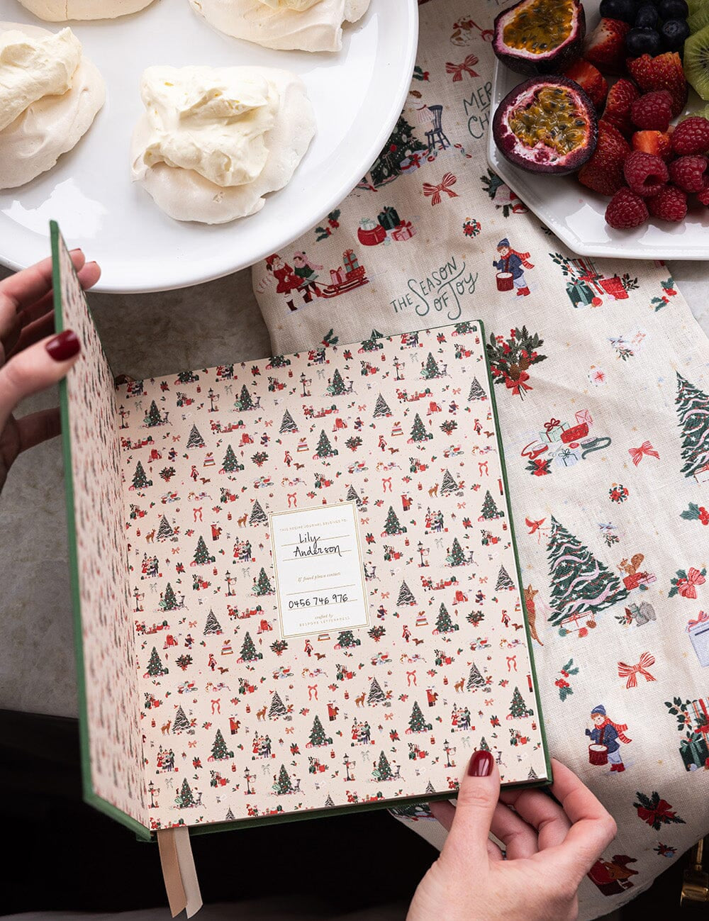 Christmas Heirloom Recipe Journal - Seasons of Joy - Pure Apotheca