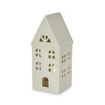 CHRISTMAS HOUSE SAGE SPECKLE TABLE DECORATION LRG - Pure Apotheca