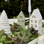 CHRISTMAS HOUSE SAGE SPECKLE TABLE DECORATION SMALL - Pure Apotheca