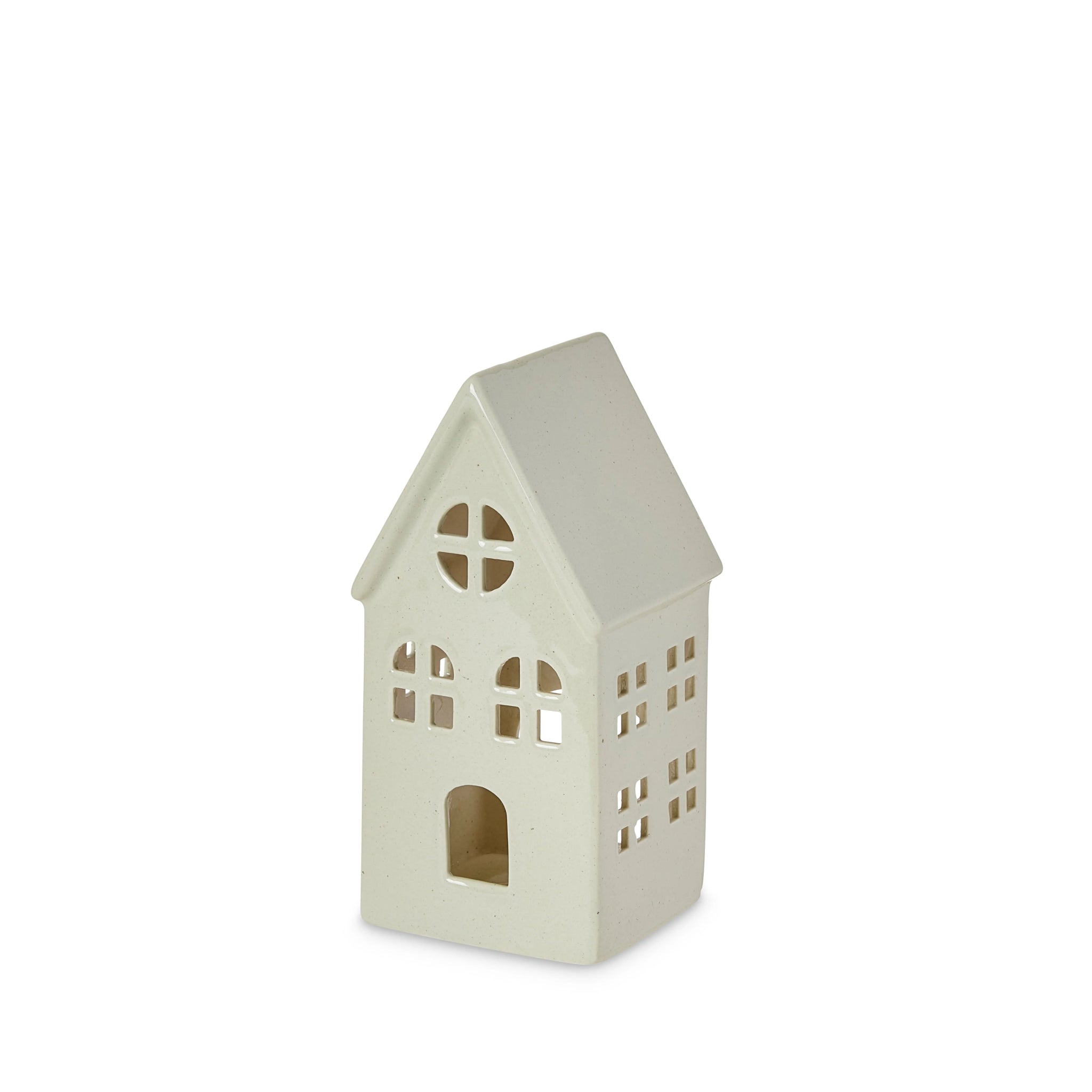 CHRISTMAS HOUSE SAGE SPECKLE TABLE DECORATION SMALL - Pure Apotheca