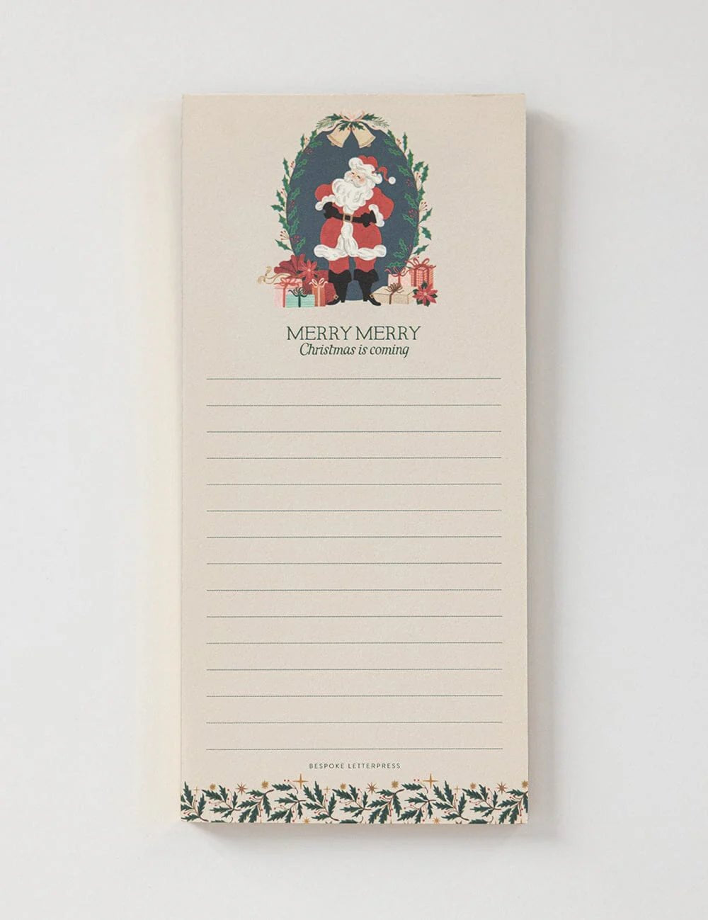 Christmas is Coming Shopping List Fridge Notepad - Pure Apotheca