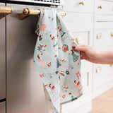 Christmas Ladies Linen Teatowel - Pure Apotheca