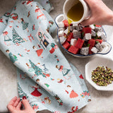Christmas Ladies Linen Teatowel - Pure Apotheca