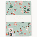 Christmas Ladies Linen Teatowel - Pure Apotheca