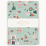 Christmas Ladies Linen Teatowel - Pure Apotheca