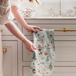 Christmas Ladies Linen Teatowel - Pure Apotheca
