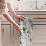 Christmas Ladies Linen Teatowel - Pure Apotheca