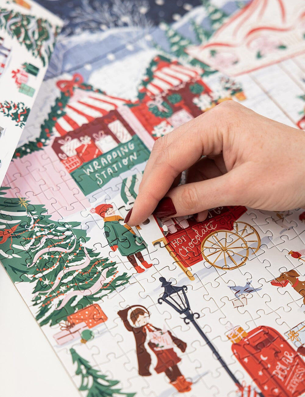 Christmas Market 1000pc Puzzle - Pure Apotheca