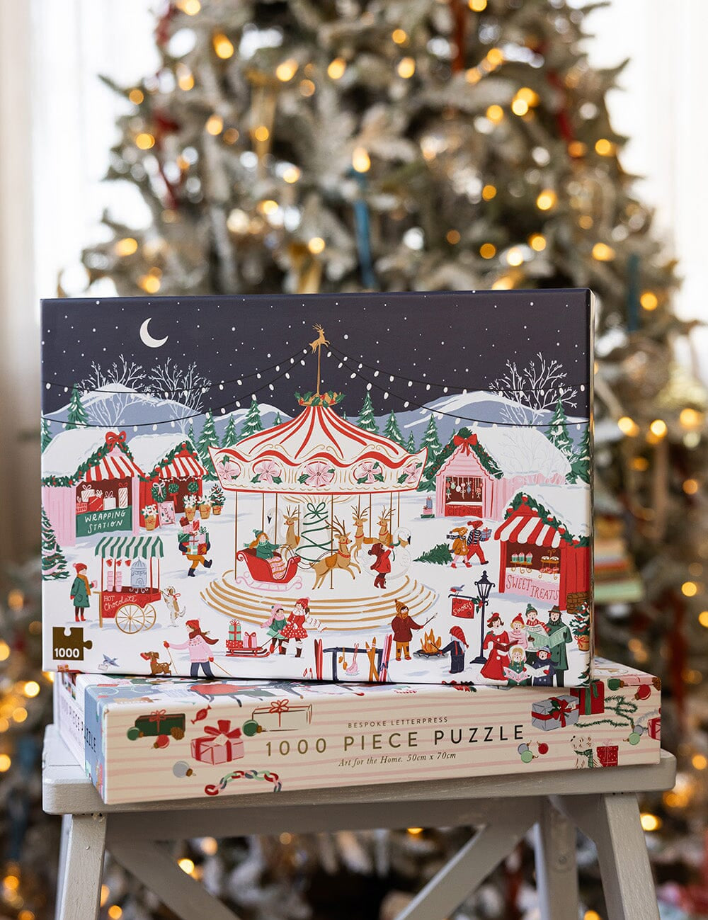 Christmas Market 1000pc Puzzle - Pure Apotheca