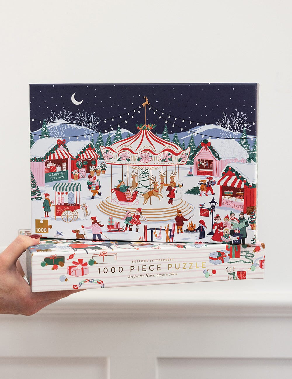 Christmas Market 1000pc Puzzle - Pure Apotheca