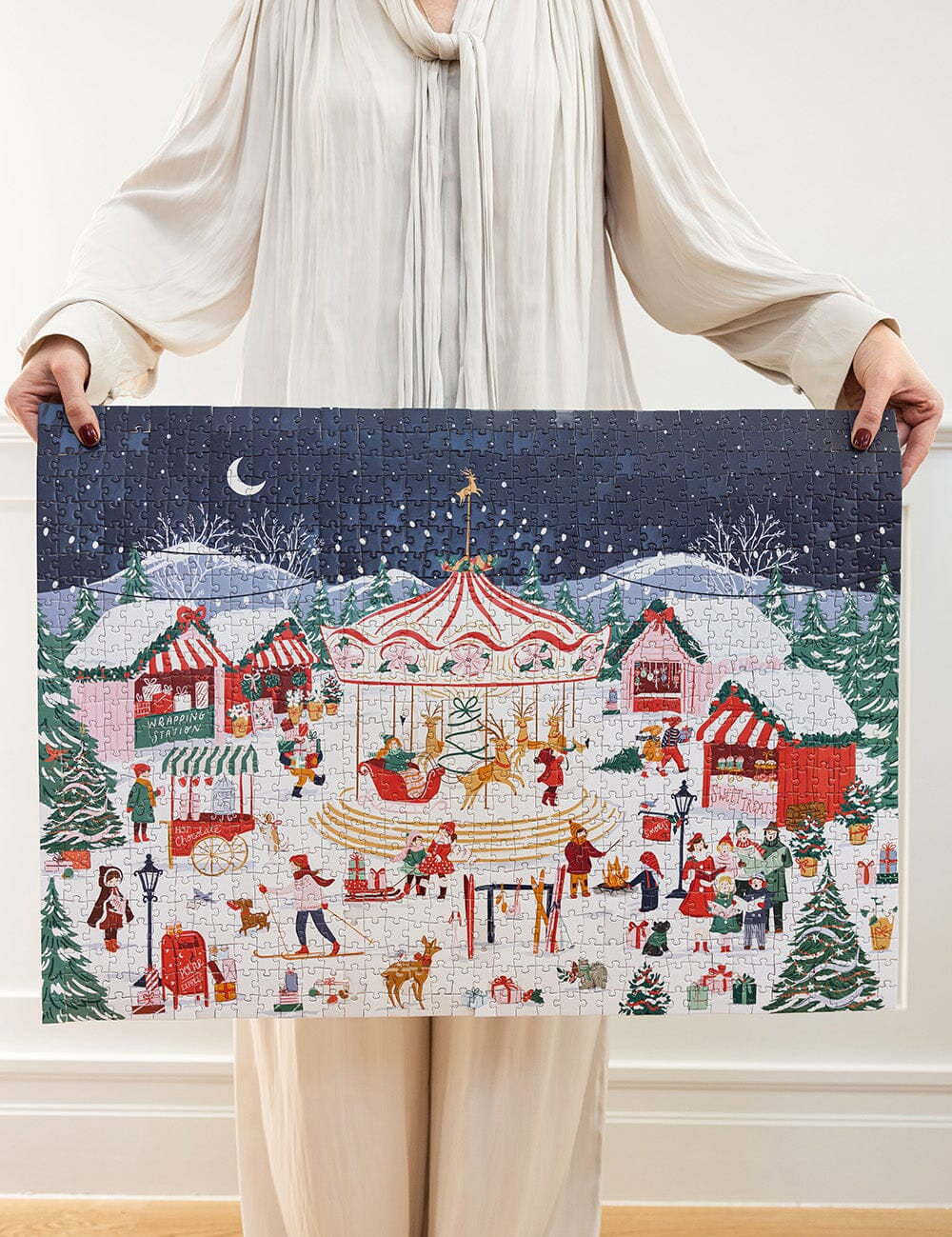 Christmas Market 1000pc Puzzle - Pure Apotheca
