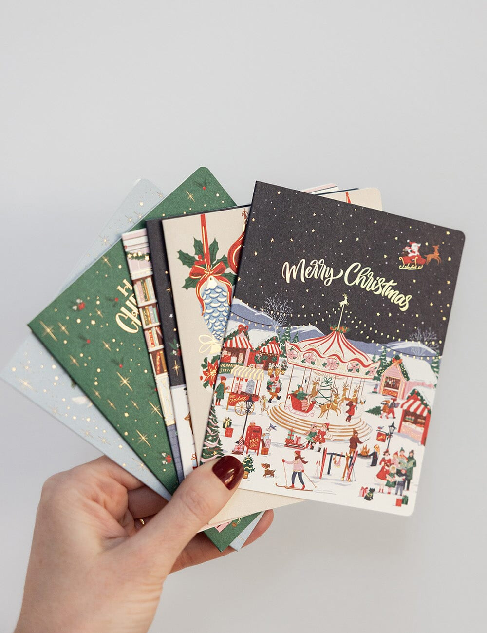 Christmas Market Christmas Card - Pure Apotheca