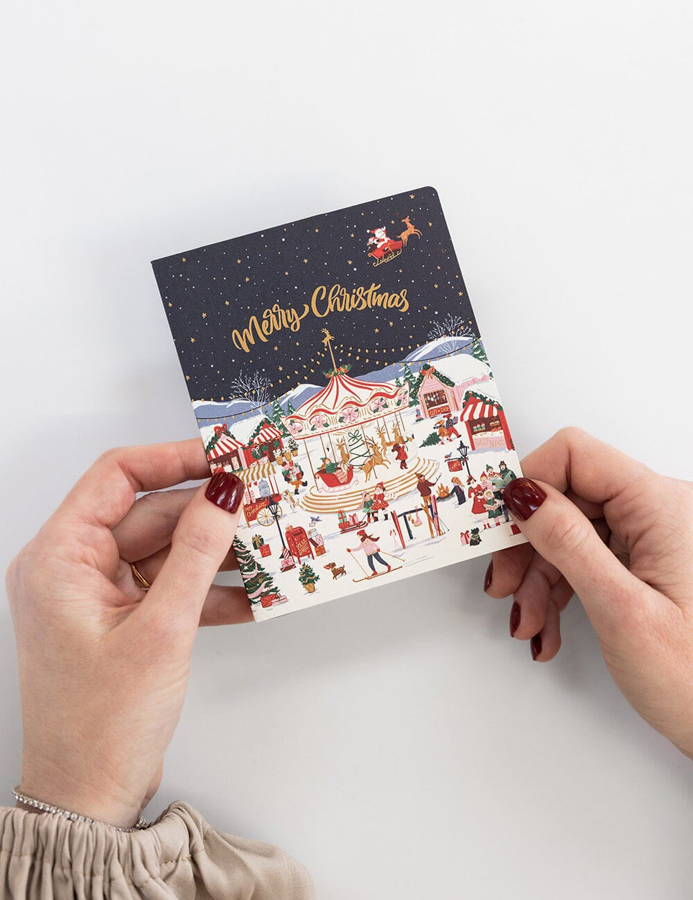 Christmas Market Christmas Card - Pure Apotheca
