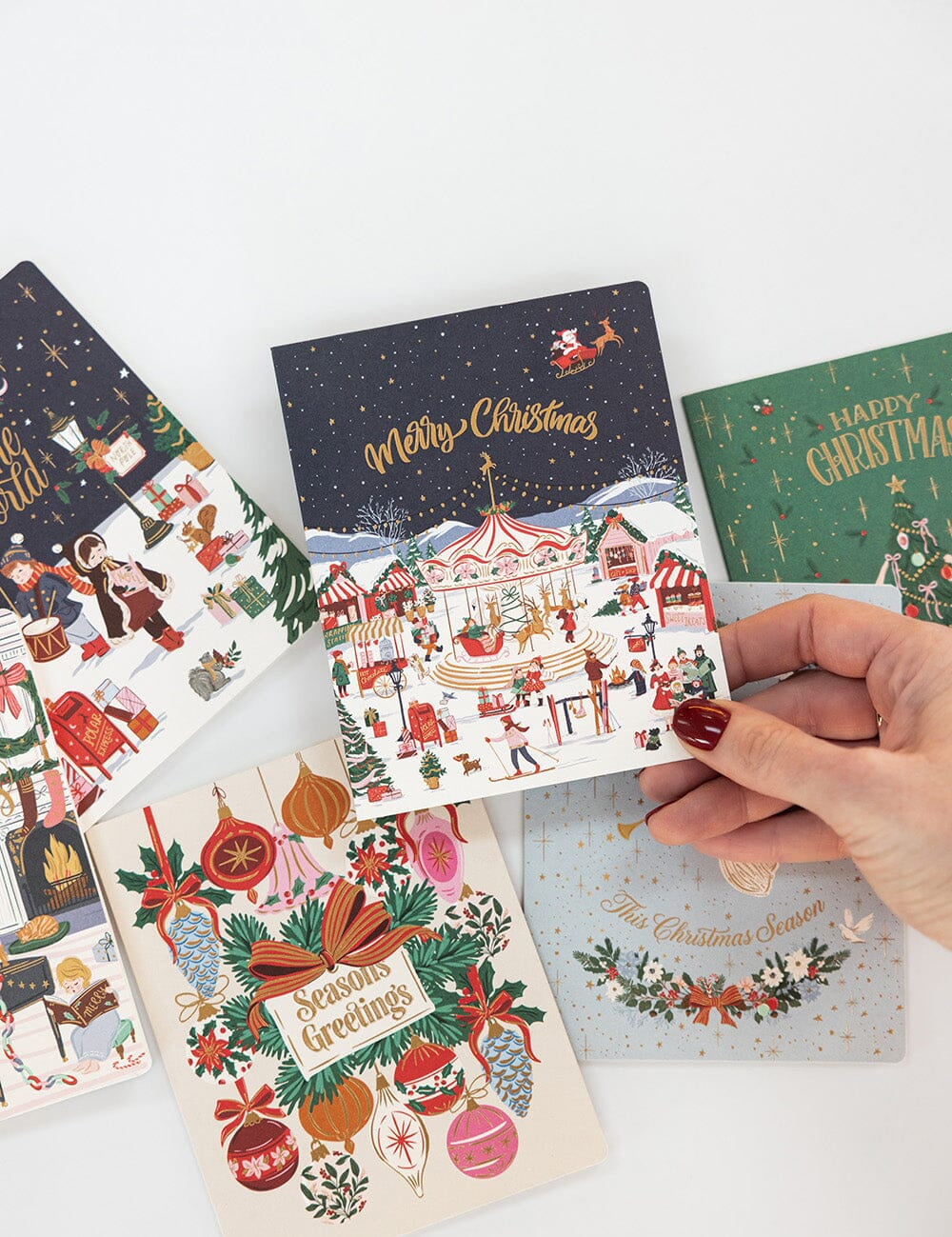 Christmas Market Christmas Card - Pure Apotheca