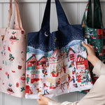 Christmas Market Reusable Shopping Bag - Pure Apotheca