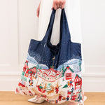 Christmas Market Reusable Shopping Bag - Pure Apotheca