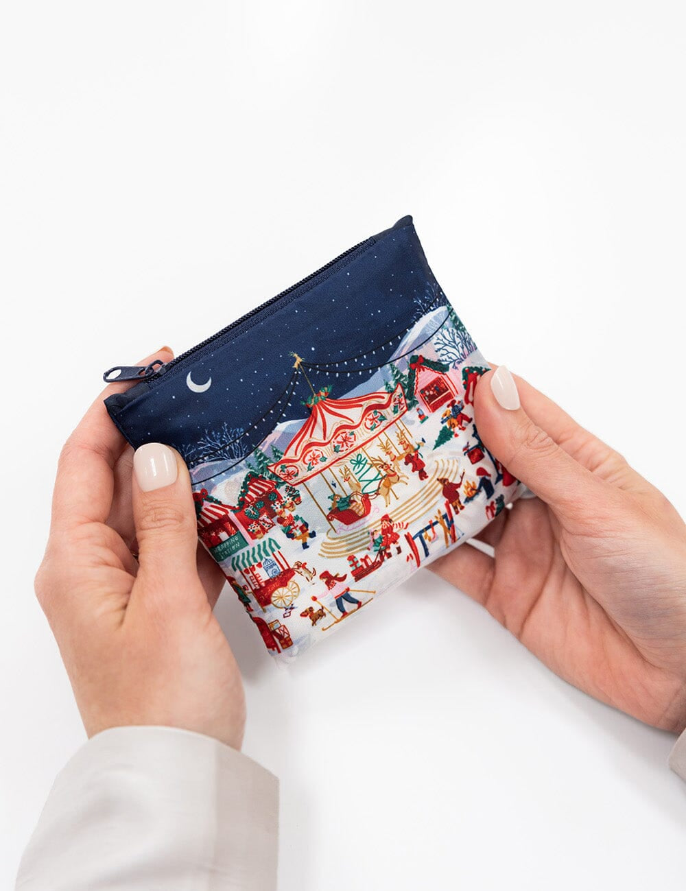 Christmas Market Reusable Shopping Bag - Pure Apotheca